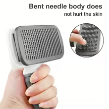 Deskela Velour Self-Cleaning Slicker Brush