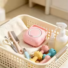 Deskela Chenille Silicone Bath Brush Duo